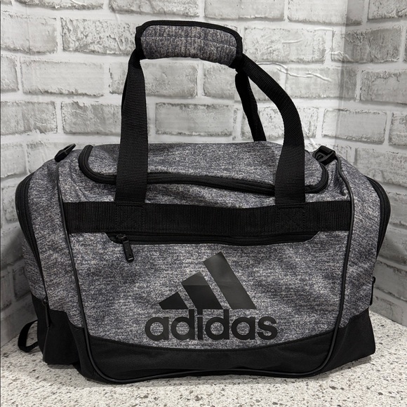 Adidas Black and Gray Duffel Bag - Picture 1 of 5